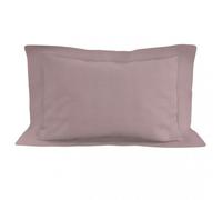Taie D'oreiller En Coton 57 Fils 50x70 Cm Uni Vieux Rose, Par Soleil D'ocre