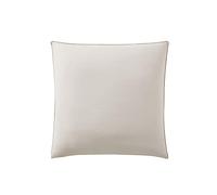 Taie d'oreiller en Coton Bicolore, Bons Jours, Beige, 65x65 cm, Essix