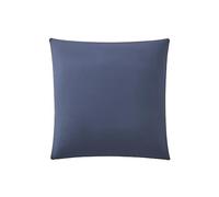 Taie d'oreiller en Coton Bicolore, Bons Jours, Bleu, 65x65 cm, Essix