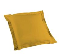 Taie d'oreiller Biolina en coton biologique ocre 63x63