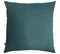 Taie d'oreiller en Double Gaze de Coton - 60 x 60 cm - Gaïa Bleu Canard