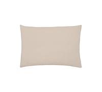 Taie d'oreiller en Double Gaze de Coton lavée, Tendresse, Beige Naturelle, 50x75 cm, Essix