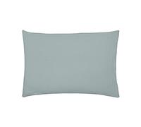 Taie d'oreiller unie en gaze de coton verte Tendresse Vert 50 x 70 cm