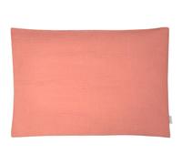Taie d'oreiller en gaze de coton jeanne terracotta 50X70
