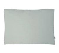 Taie d'oreiller en gaze de coton jeanne vert de gris 63X63