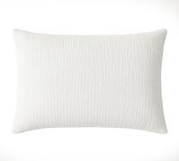 Taie d'oreiller en Gaze de Coton Lave 50 x 70 cm Douce Blanc