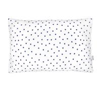 Taie D'oreiller En Gaze De Coton Réversible Lovio Bleu 50X70