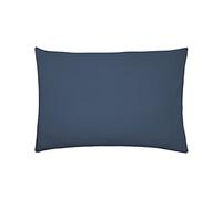 Taie d'oreiller en gaze de coton, Tendresse, bleu de chine, 50x75 cm