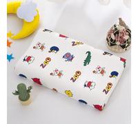 Taie D'oreiller En Latex Pour Bébé, Anti-Tête Plate, Dessin Animé, Protection Du Cou Infantile, Support De Sommeil Pour Enfants, Doux
