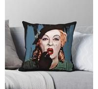 Taie d'oreiller en polyester et lin avec fermeture éclair Motif What Ever Happened To Baby Jane Hudson
