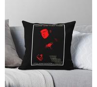 Taie d'oreiller en polyester et lin velours avec fermeture éclair Motif The Third Man 1949