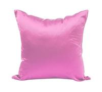 Taie D'oreiller En Satin De Soie Doux, Taie D'oreiller Carrée Avec Fermeture Éclair, Confortable Et Lisse, Standard, Nouvelle Collection 100%