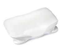 Taie d'oreiller en Satin épais pour Oreiller Cervical Zelimun - Taie d'oreiller Lisse et Douce - avec Fermeture éclair (Blanc)
