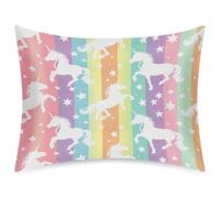 Taie d'oreiller en Satin pour Les Cheveux et la Peau, Housse de Coussin décorative avec Fermeture à Rabat pour Chambre à Coucher, hôtel