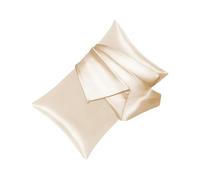 Taie d'oreiller en Soie | Doux et Respirant avec Fermeture Éclair,Taies d'oreiller de Lit Naturelles pour Femmes - pour Femmes Filles Anniversaire Noël Fête des Mères Voyage Chambre Dortoir