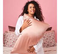 Taie d'oreiller en soie rose 51x76