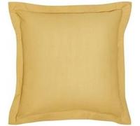 Taie d'oreiller Essential - 63 x 63+5 cm - 100% Coton uni - Ocre JAUNE - Ocre