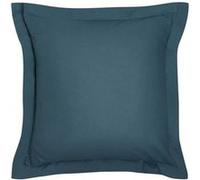 Taie d'oreiller Essential - 63 x 63+5 cm - 100% Coton uni - Paon BLEU - Paon
