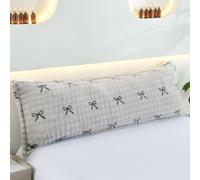 Taie d'oreiller extra longue en velours de lait doux pour la peau, housse de coussin de soutien du corps en peluche chaude, pour couples de maternité, housse de coussin décorative pour lit, canapé