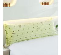 Taie d'oreiller extra longue en velours de lait doux pour la peau, housse de coussin de soutien du corps en peluche chaude, pour couple de grossesse, housse de coussin décorative pour lit, canapé