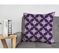 Taie d'oreiller Feuilles De Fleurs Motif Africain Formes De Fleurs Tribales Ornemental Asanoha Ankara Cire Traditionnelle Inspirée Taies Doreiller Lavable Housse Coussin, pour Chaise, 45x45cm
