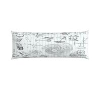 Taie d'oreiller Formule Mathématiques Physique Sciences, Decorative Housse De Coussin Canapé Taie Oreiller pour Maison Salon Chambre, 51 x 152 cm