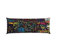 Taie d'oreiller Formules physiques d'algèbre, Decorative Housse De Coussin Canapé Taie Oreiller pour Maison Salon Chambre, 51 x 152 cm