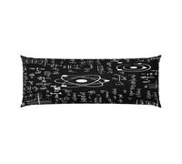 Taie d'oreiller Formules scientifiques au Tableau Noir, Decorative Housse De Coussin Canapé Taie Oreiller pour Maison Salon Chambre, 51 x 137 cm