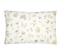 Taie d'oreiller gaze de coton aube écru