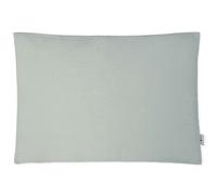 Taie d'oreiller en gaze de coton jeanne vert de gris 35X40