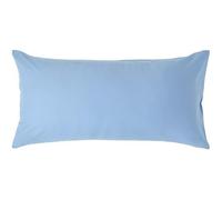 Taie d'oreiller - HOMESCAPES - 100% coton égyptien - Bleu - Rectangulaire - 200 fils