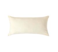 Homescapes Taie d'oreiller Jaune pastel 100% coton Egyptien 330 fils 40 x 80 cm Jaune pastel