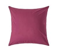 Taie d'oreiller - HOMESCAPES - Prune - 100% coton égyptien - 200 fils - 80 x 80 cm