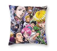 Taie d'oreiller Hunter X Hunter moderne décorative carrée pour canapé, chambre à coucher, voiture, décoration d'intérieur 50,8 x 76,2 cm