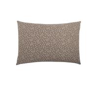 Taie d'oreiller imprimée en Lyocell, Alice, 50 x 70 cm, Origin, Marron