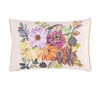 Taie d'oreiller imprimée en Percale de Coton, Glynde Coral, 50x75 cm, Designers Guild