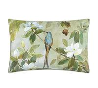 Taie d'oreiller imprimée en percale de coton, Maple Tree Celadon, Blue