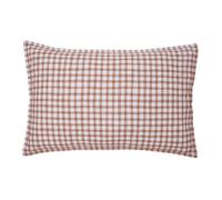 Taie d'oreiller imprimée en Percale de Coton, Vichy, Made in France, 50 x 75 cm, Essix