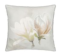 Taie d'oreiller imprimée en Satin de Coton, Yulan Magnolia, 65x65 cm, Designers Guild