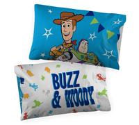 Taie d'oreiller Jay Franco Disney Pixar Toy Story You've Got A Friend in Me, lot de 2 - Parure de lit double face super douce pour enfants avec B