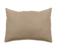 Taie d'oreiller lin et coton 50x70 cm collection OPERA marron camel