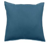 Taie d'oreiller lin et coton 65x65 cm collection OPERA bleu marine
