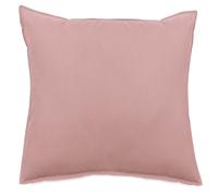Taie d'oreiller lin et coton 65x65 cm collection OPERA couleur rose
