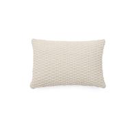 Taie d'oreiller Mascarell en coton et polyester blanc 40 x 60 cm