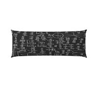 Taie d'oreiller Mathématiques Formules mathématiques Calculs, Decorative Housse De Coussin Canapé Taie Oreiller pour Maison Salon Chambre, 51 x 137 cm