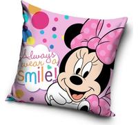 Taie d'oreiller Minnie Always Smile 40x40 cm