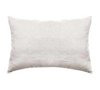 Taie d'oreiller PALACE pur coton lavé 50x70 cm uni beige naturel