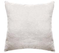 Taie d'oreiller PALACE pur coton lavé 65x65 cm uni beige naturel
