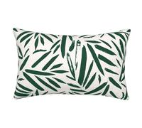 Taie d'oreiller Palm Branch with Leaves Printed Housse De Coussin Infroissable Taies d'oreiller Resistant Housse Oreillers pour Linge De Lit Chambre Canapé S