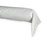 Taie d'oreiller Paris cylindrique à la française traversin Tubulaire Made in Italy (Cm. 40x240, Gris)